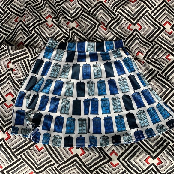 Doctor Who Tardis Mini Skirt - Picture 1 of 3